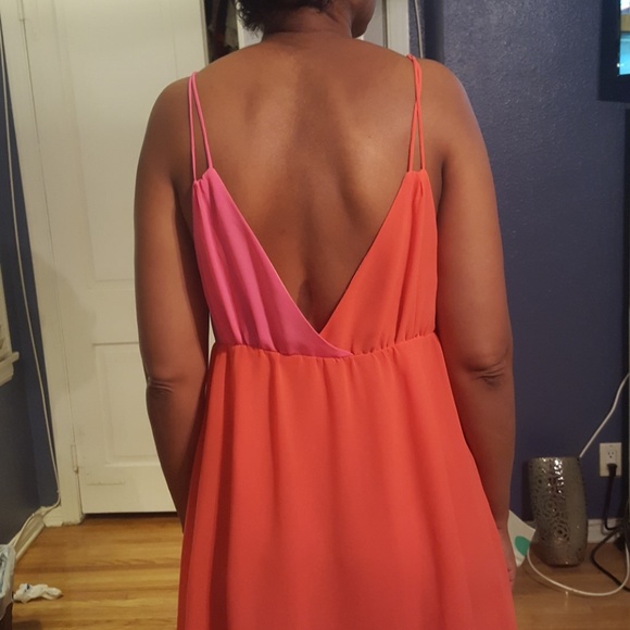 Chic summer color block dress - Picture 3 of 5